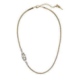 Chloe +Isabel Petite Pear Crystal Collar Necklace